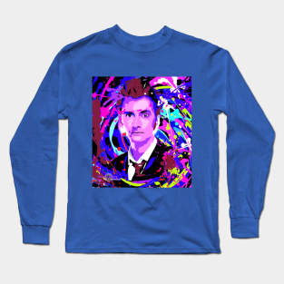 swirl 10th Doctor Long Sleeve T-Shirt